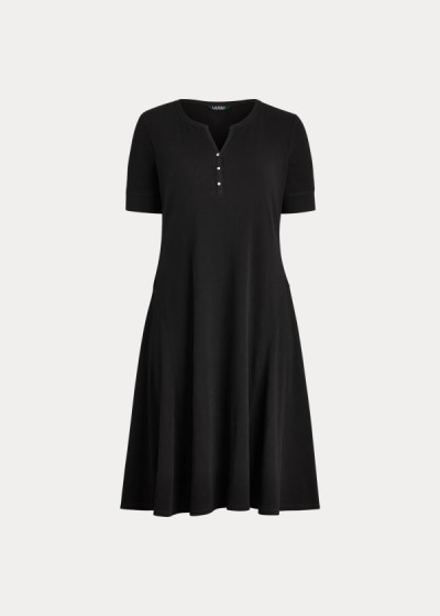 Women's Ralph Lauren Cotton Fit-and-Flare Dresses | 127830NOA